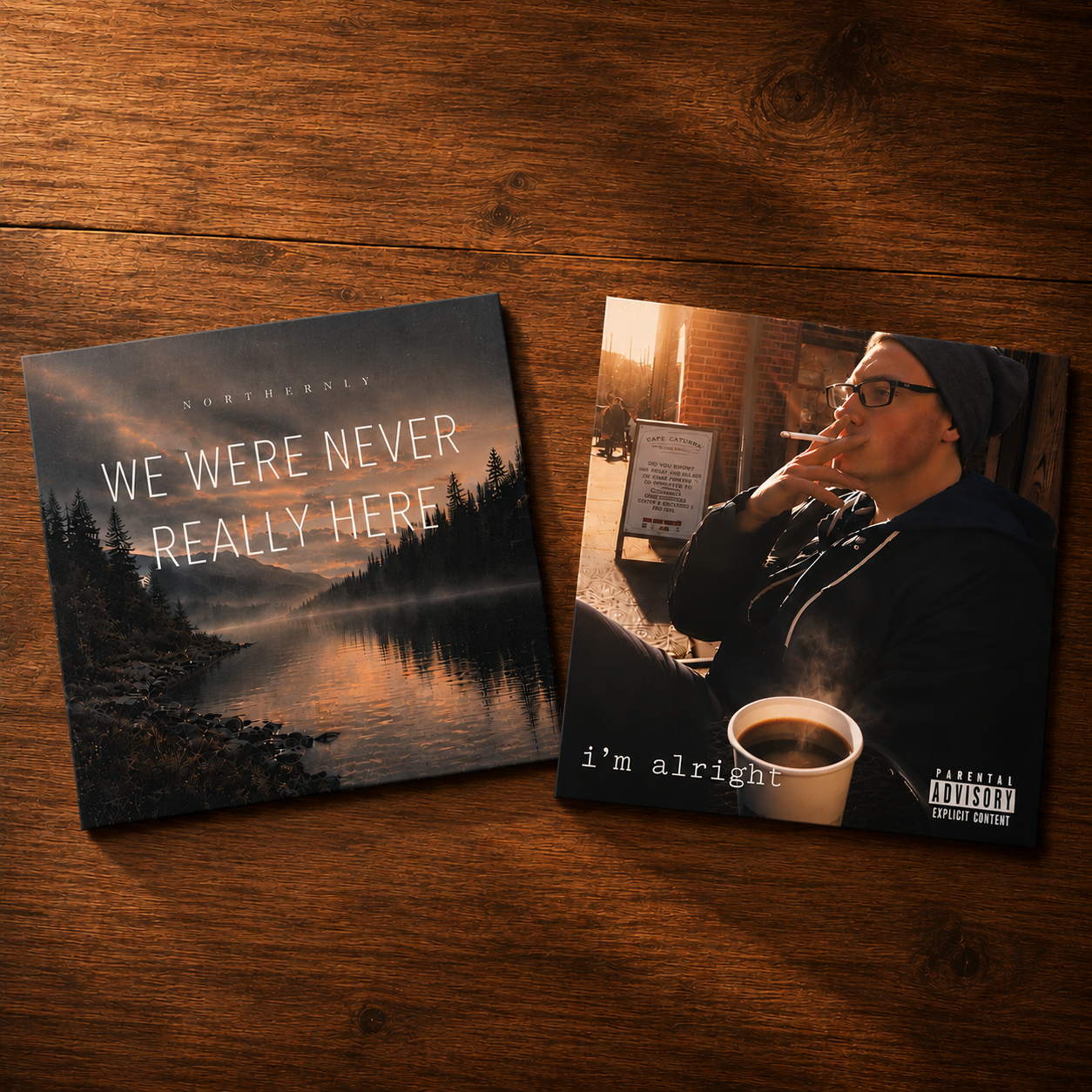 Northernly vinyl records — We Were Never Really Here and I'm Alright